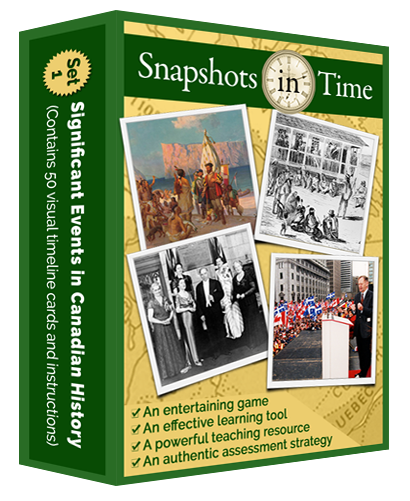 Snapshots in Time: Significant Events in Canadian History Set 1